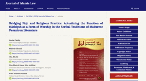 Jurnal islamic law